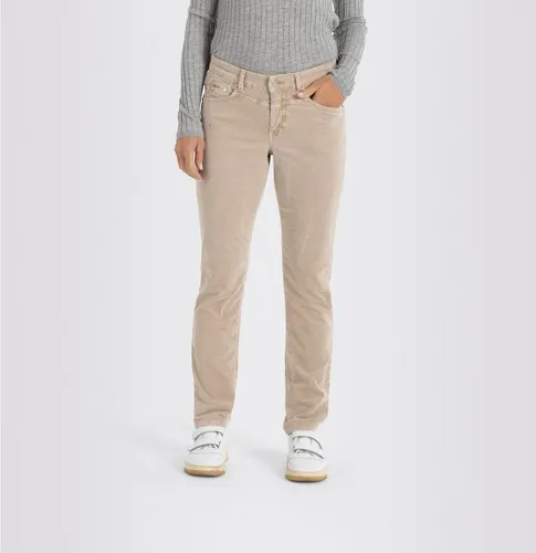 Mac Rich Slim Fit Hose Damen verkürzt Sand - 46/30 - Damen-Hosen, modische verkürzte Passform für einen eleganten Look und optimalen Tragekomfort.