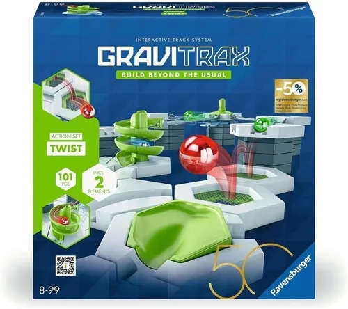 Ravensburger 24576 - GraviTrax Action-Set Twist 50 Jahre Edition