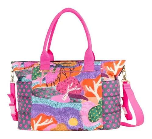 Oilily Bebe Wickeltasche Multicolor - Die Oilily Bebe Wickeltasche kombiniert Stil und Funktionalität. Ideal für moderne Eltern, bietet sie ausreichend Platz für alles Wichtige und besticht durch ihr einzigartiges Design. Maße: 49,5 x 29 x 17,5 cm.