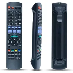 Dakana Fernbedienung für Panasonic Blu-ray Disc Recorder N2QAYB000759 - Schwarz - Einfache Handhabung: Die Dakana Fernbedienung für Panasonic Blu-ray Recorder ist sofort einsatzbereit, ohne Programmierung. Kompatibel mit vielen Modellen für eine reibungslose Nutzung.