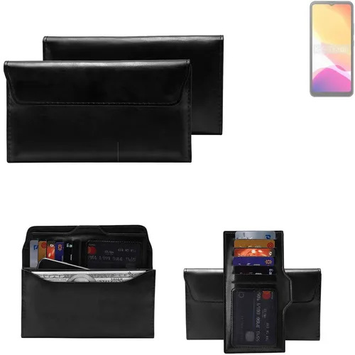 Handy Hülle für Cubot Note 21 Wallet Case + Cover Handyhülle Tasche schwarz