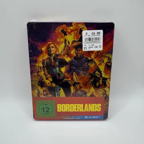 Borderlands - Limited Steelbook Blu-ray - Limitierte Steelbook-Edition des Actionfilms Borderlands, FSK 12, perfekt für Sammler und Filmfans.