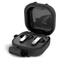 Tech-Protect Slim Hook Case Galaxy Buds 4 / 4 Pro Schwarz - Schwarz