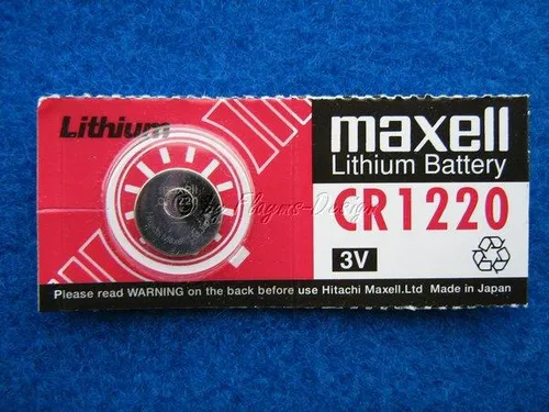 Knopfzelle CR1220 3V Lithium für Rechner + Fernbedienung