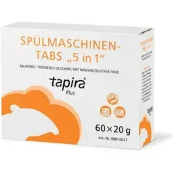 Tapira Plus Spülmaschinentabs 5in1, Kartonverpackung