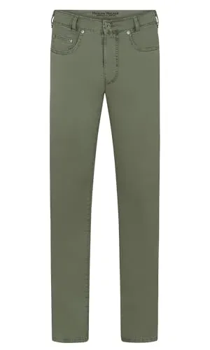 Joker Jeans Walker 3515/0510 Khaki (W36/L36) - Hochwertige Jeans mit geradem Beinverlauf, normaler Leibhöhe und robustem Baumwollstoff. Perfekt für den Alltag, pflegeleicht und bequem.