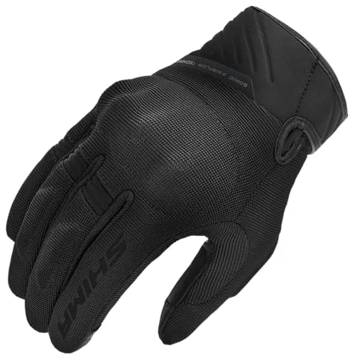 SHIMA SONIC Motorradhandschuhe Herren - Kurze, atmungsaktive Sommerhandschuhe - Maximaler Schutz und Komfort für Biker. Diese leichten Handschuhe bieten atmungsaktive Belüftung, stoßabsorbierende Verstärkungen und Touchscreen-Kompatibilität für ein optimales Fahrerlebnis.