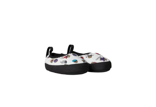 Hausschuh THE NORTH FACE "BABY TENT MULE" für Kinder - Babyschuhe für gemütliche Stunden zu Hause, mit leicht profilierter Gummisohle für sicheren Halt und strapazierfähigem Textilobermaterial in NUPTSE BEARS TNF WHITE MU.
