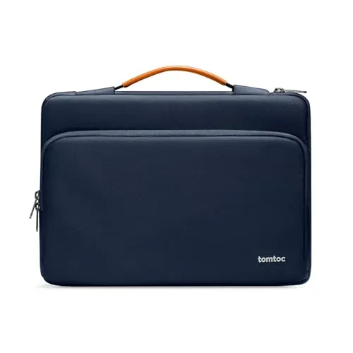 tomtoc 360° Laptoptasche für 15-Zoll MacBook Air M5/A3448 2026, M4/A3241 M3/A3114 M2/A2941, 15" MacBook Pro A1990 A1707, 15" Surface Laptop 7th/6/5, Wasserabweisend Notebooktasche für Pendeln