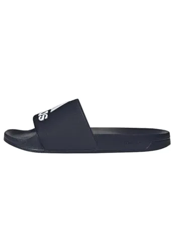 adidas Adilette Shower Sandalen - Blau - Größe 7 - Badeschuhe mit weichem Fußbett für ultimativen Komfort und schnelles Trocknen nach dem Schwimmen.