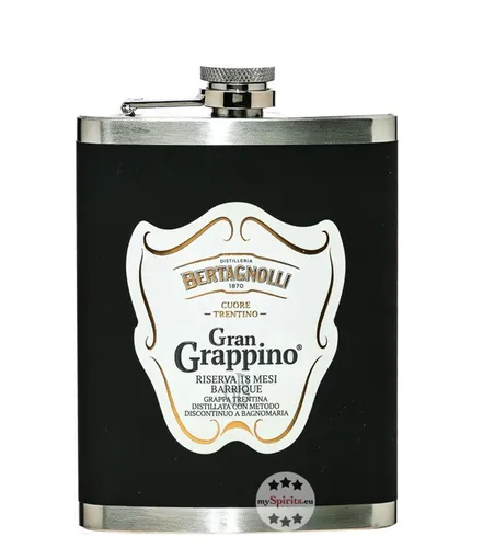 Bertagnolli Flachmann Gran Grappino Riserva