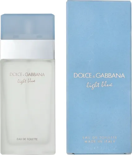 Dolce & Gabbana Light Blue Pour Femme Edt Spray 50ml - Damendüfte mit einem frischen, blumigen und fruchtigen Duft, der die Sinnlichkeit der mediterranen Frau verkörpert – ideal für sonnige Sommertage.