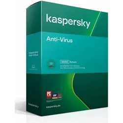 Kaspersky Anti-Virus 2025 - 1 PC, 1 Jahr, Download - Security-Suiten mit Echtzeit-Virenschutz, der Ihren Computer vor Viren, Malware und Hackerangriffen schützt, während die Leistung Ihrer Geräte optimiert bleibt.