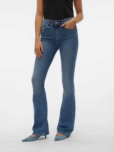 VERO MODA VMFLASH MR Flared Jeans LI347 GA NOOS - Damen Jeans aus recycelter Baumwolle, umweltfreundlich und stylish für jede Gelegenheit.