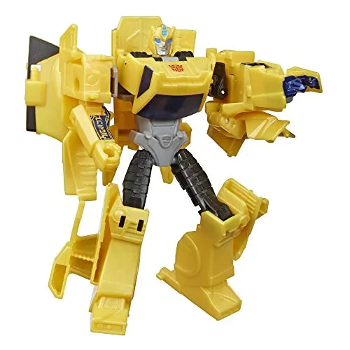 Transformers Bumblebee Cyberverse Adventures Action Attackers Warrior-Klasse Bumblebee Action-Figur, Sting Shot Attacke, 13,5 cm