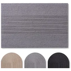 Blumtal Fußmatte 60x90 cm - Rutschfeste Schmutzfangmatte für Innen & Außen - Fußmatte aus robustem Polyester, ideal als wetterfester Türvorleger. Rutschfest und waschbar für langanhaltende Sauberkeit und Sicherheit im Eingangsbereich.