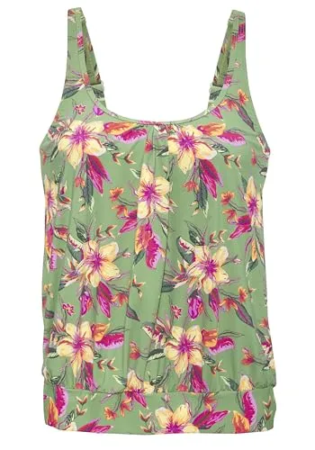 Tankini-Top LASCANA "Malia" – Damen Bademode in Salbei-Pink - Trendiges Tankini-Top von Lascana, ideal bis Cup D. Mit integrierten Softcups für ein schönes Dekolleté und vielseitigen Kombinationsmöglichkeiten für individuelle Strandlooks.