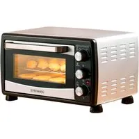 STEINBORG Minibackofen SB-3007, 20 Liter Umluft - Minibackofen mit 1380 Watt, stufenloser Temperatureinstellung und Krümelblech - ideal für schnelle und komfortable Backergebnisse in kleinen Küchen.