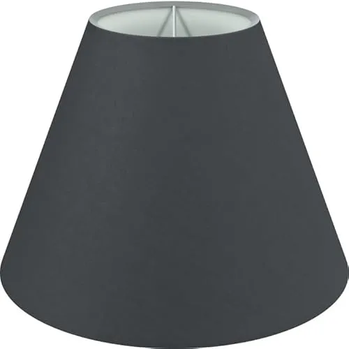 Wogati® Premium Lampenschirm E14/E27 Baumwolle | verschiedene Größen & Farben | Farbe: Schwarz/Größe: XS | Kronleuchter Lampenschirm Stehlampe + Lampenschirm Hängelampe + Lampenschirm für Tischlampe