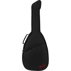 Fender FAS405 Small Body Acoustic Gig Bag - Robuste Gig Bag für Small Body- und Parlor-Gitarren, mit 5mm Polsterung für optimalen Schutz, ergonomischen Rucksackgurten und praktischer Fronttasche für Zubehör.