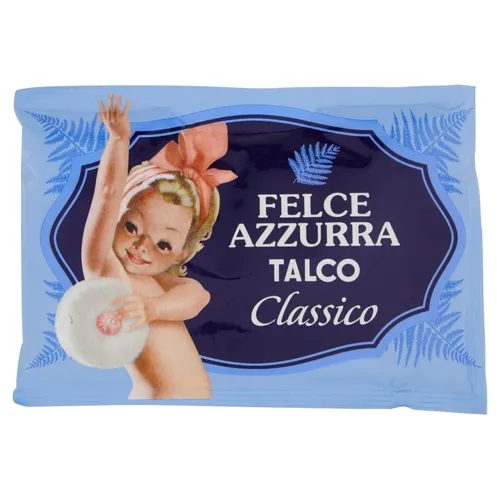Felce Azzurra Talc Puder 100 Gramm Weiße Busta