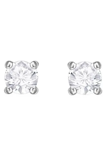 Swarovski Paar Ohrstecker, Attract - Ohrstecker mit rhodiniertem Metall und funkelndem Kristall, ideal für jeden Anlass und perfekt kombinierbar mit weiteren Swarovski Schmuckstücken.