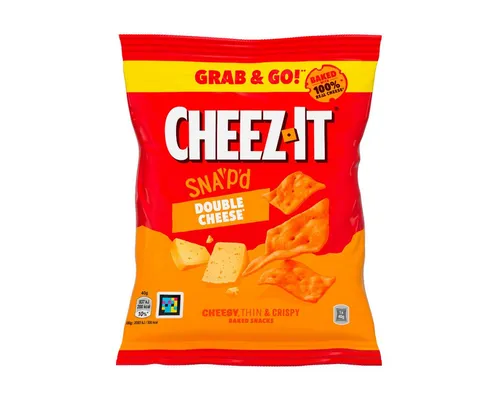 Cheez-It Knabberei, Cheez It Double Cheese Grab and Go dünne Snacks käsig gewürzt 40g