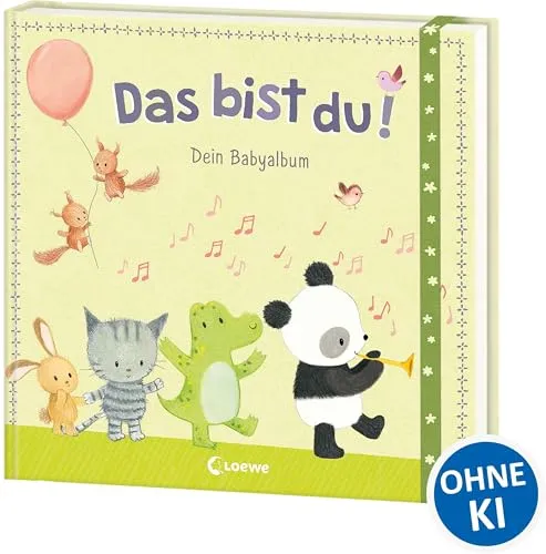 Das bist du! - Dein Babyalbum: Erinnerungsbuch, Erinnerungsalbum, Eintragbuch