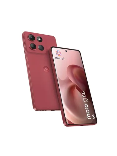 Motorola Moto G86 Power 256GB/12GB - Crystanthemum - Smartphone mit 6.67" Super HD AMOLED-Display, 5G-Konnektivität und 6720 mAh Akku. Ideal für Fotografie mit Dual-Kamera und beeindruckendem Sound durch Dolby Atmos.