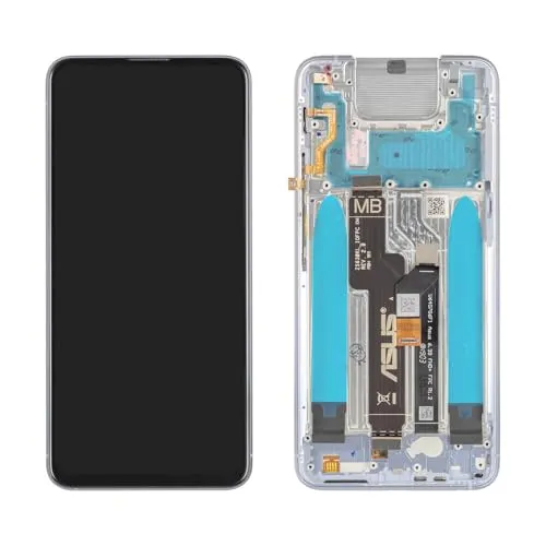 kaputt.de Display und Rahmen kompatibel mit ASUS Zenfone 6 ZS630KL Silber