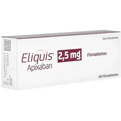 Eliquis 2,5 mg Filmtabletten 60 St