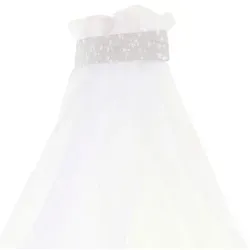 babybay® Himmel Piqué perlgrau mit Band für alle Modelle - Bettdecken für babybay® Modelle, sorgt für Geborgenheit und schützt vor Zugluft. Atmungsaktiver Himmelstoff für optimale Luftzirkulation. Waschbar bei 40 °C.