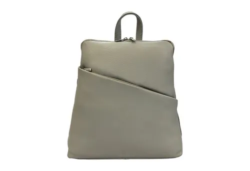 Cinino Cityrucksack C1072 – Eleganter Lederrucksack - Stilvoller Cityrucksack mit geräumigem Design, ideal für den täglichen Bedarf. Praktische Reißverschlussöffnung und sicheres Fach für Wertsachen bieten Komfort und Sicherheit. Pflegeleichtes Leder für langlebige Nutzung.