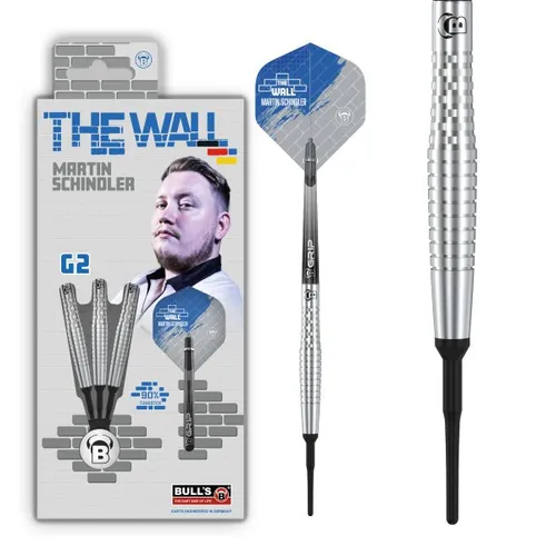 Bull's DE Darts Martin Schindler Generation 2 Softdart 18g - Pfeile für Softdart, aus hochwertigem Wolfram gefertigt und optimiert für präzise Würfe.