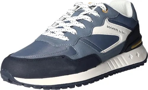 Dockers by Gerli Sneaker Textil Blau 43 EU - Modischer Sneaker aus hochwertigem Textil, ideal für den Freizeitbereich. Bequeme Schnürung und rutschfeste Gummisohle sorgen für optimalen Tragekomfort.