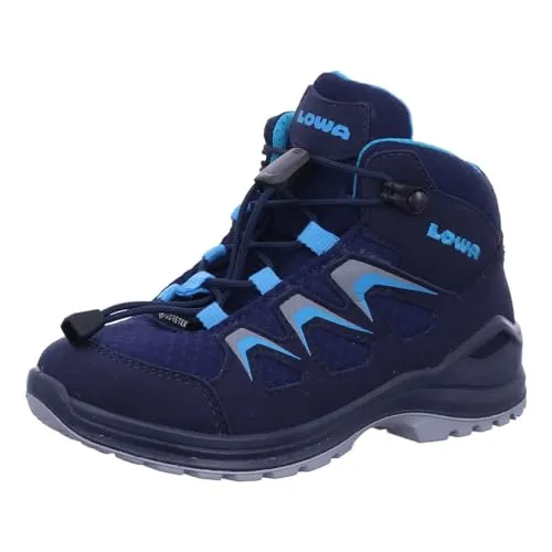 Lowa Kid's Innox Evo GTX QC Junior Wanderschuhe - EU 40 blau - Leichte, wasserdichte Wanderschuhe für Kinder mit Schnellschnürung und GORE-TEX, ideal für abenteuerliche Touren in der Natur. Entdecken Sie weitere Top-Angebote von Lowa!