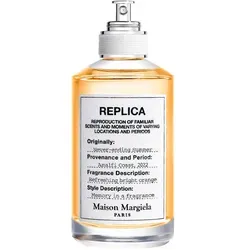 Maison Margiela Replica Never-ending Summer Eau de Toilette 100 ml - Unisex Duft, der das Gefühl eines ewigen Urlaubs an der Amalfiküste einfängt – spritzig, frisch mit Bitterorange & Vetiver für ein unvergessliches Sommererlebnis.