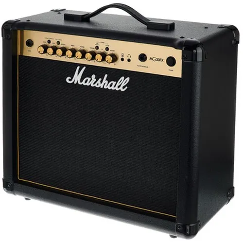 Marshall MG30GFX Combo Verstärker - Transistorverstärker mit klassischem Design, 4 Kanälen und vielfältigen Effekten für vielseitigen Sound – ideal für kreative Musiker.