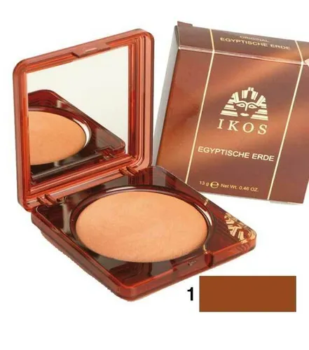 IKOS Ägyptische Erde Naturelle 13g - Mattierender Bronzer - Bronzer & Highlighter, kompakter Puder mit Lichtschutzfaktor, ideal für alle Hauttypen und sorgt für einen natürlichen, sonnenverwöhnten Look.