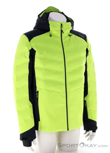 CMP Herren Skijacke MAN JACKET FIX HOOD 34W4727 - Sportjacke mit 4 Way Stretch und 3M Thinsulate-Wattierung für besten Kälteschutz. Wasserdicht und atmungsaktiv dank Clima Protect-Membran, ideal für Skifahrer.