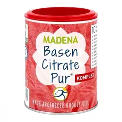 Basencitrate Pur Komplex - Basenpulver zur Unterstützung des Säure-Basen-Haushalts - Arzneimittel zur Regulierung des Säure-Basen-Haushalts, ideal für eine ausgewogene Ernährung und Wohlbefinden.