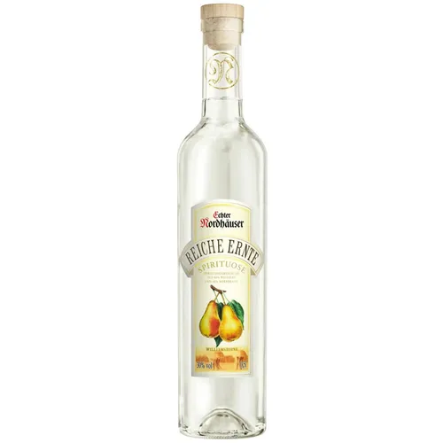 Echter Nordhäuser Reiche Ernte Williamsbirne 30,0 % vol 0,5 Liter