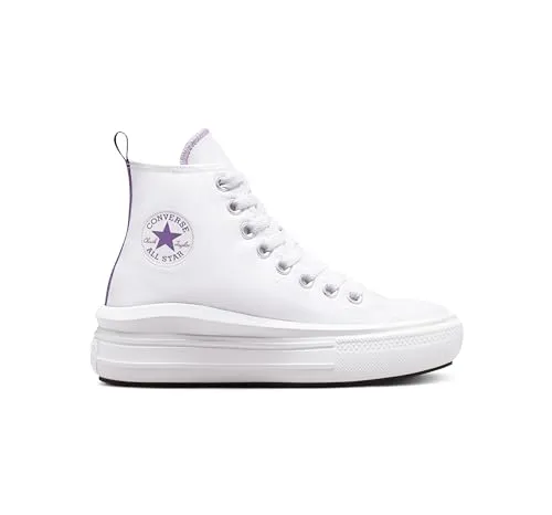 Converse Jungen Chuck Taylor All Star Move Platform Sneaker - Sneaker mit stylischem Plattform-Design und bequemer Leinwand-Oberfläche für lässige Outfits und den ganzen Tag Komfort.