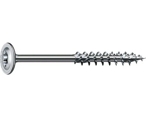 SPAX HI.FORCE Tellerkopfschraube 8x260 mm T40, 12 Stk. - Werkstatteinrichtung: SPAX HI.FORCE Tellerkopfschraube mit extrem hohem Korrosionsschutz, reduziert Einschraubdrehmoment und bietet doppelte Kopfdurchzugskräfte für sichere Verbindungen.