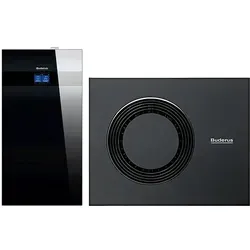 Buderus Luft Wasser Wärmepumpe WLW186i-12 AR TP70 SL6003 - Hocheffiziente Luft-Wasser-Wärmepumpe mit Energieeffizienzklasse A+++ für umweltfreundliches Heizen und Kühlen in einem kompakten Design.
