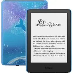 KINDLE - Der neue Kindle Kids Edition (2024) 16 GB E-Book-Reader Space Whale - E-Reader für Kinder mit 16 GB Speicher, speziell für junge Leser entwickelt und mit kinderfreundlichem Design.