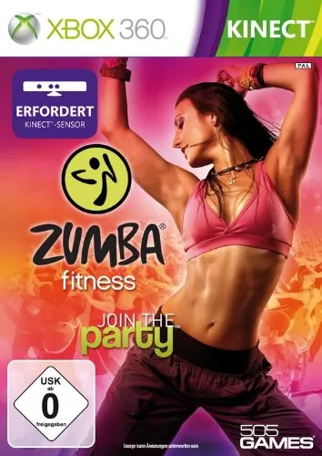 Zumba Fitness - Join the Party (Kinect) - [Xbox 360] - Sportspiel für die Microsoft Xbox 360, ideal für Fitness und Spaß im Wohnzimmer. Tanze dich fit und genieße die Bewegung!
