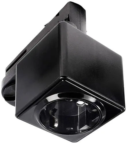 Deko Light 710026 D Line Steckdosenadapter - Steckdosenadapter für Hochvolt-Schienensysteme, ideal zur einfachen Stromversorgung zusätzlicher Geräte oder Leuchten bis 10 kg.