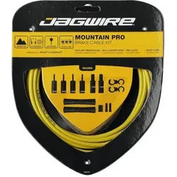 Jagwire Bremszugset Mountain Pro Brake Grün - Sonstige Fahrradteile, hochwertiges Bremszugset in Organic Green für optimale Bremsleistung und stilvolles Design.