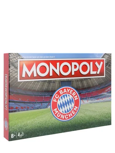 FC Bayern München Monopoly Brettspiel - Erlebe das FC Bayern München Monopoly Brettspiel! Offizieller Fanartikel mit einzigartigem Design und hochwertigem Material, ideal für spannende Spielabende mit Freunden und Familie.